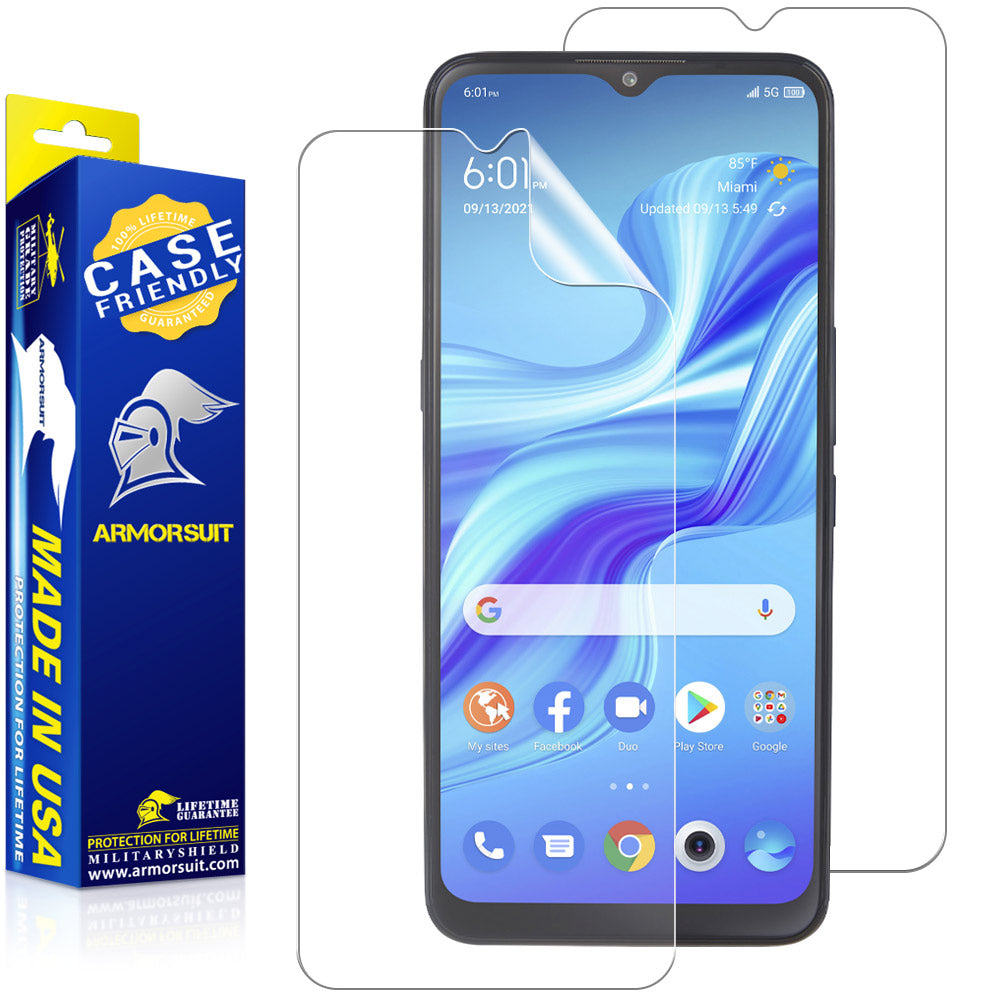 [2 Pack] TCL 4X / TCL 20A Case-Friendly Matte Screen Protector