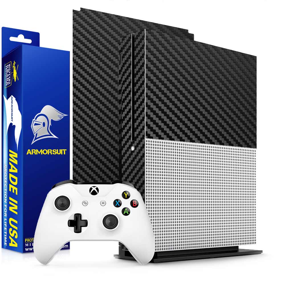 Xbox One S Black Carbon Fiber Film Protector
