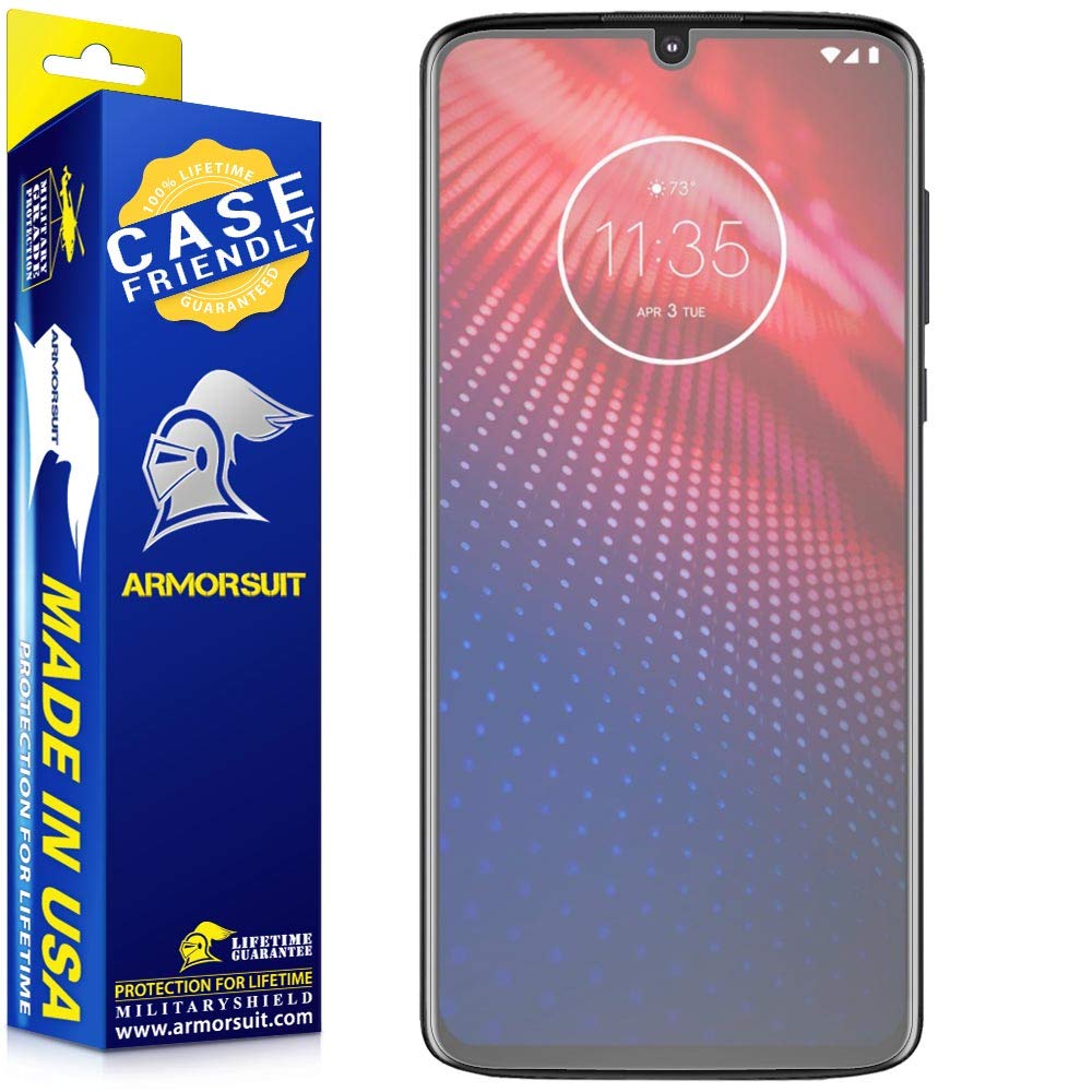 [2 Pack] Motorola Moto Z4 Screen Protector Matte [Case Friendly]