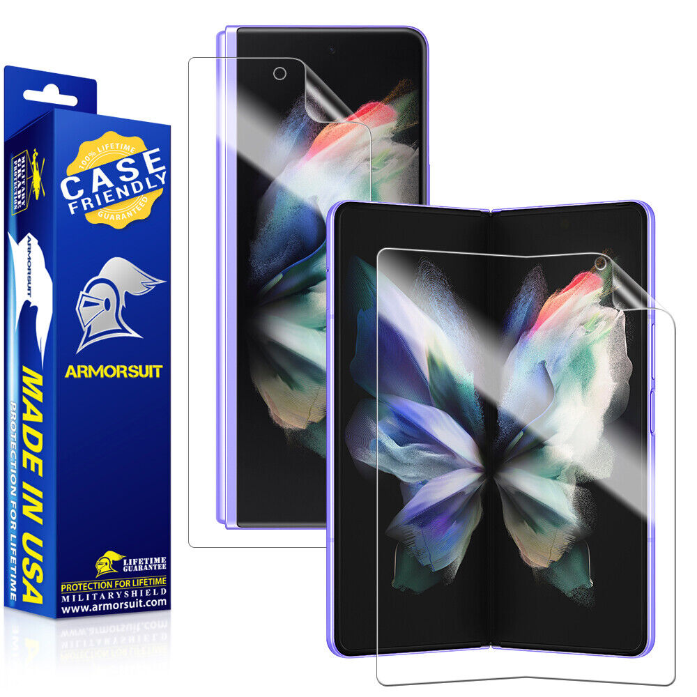 [2-Pack] Samsung Galaxy Z Fold 4 Case Friendly Screen Protector