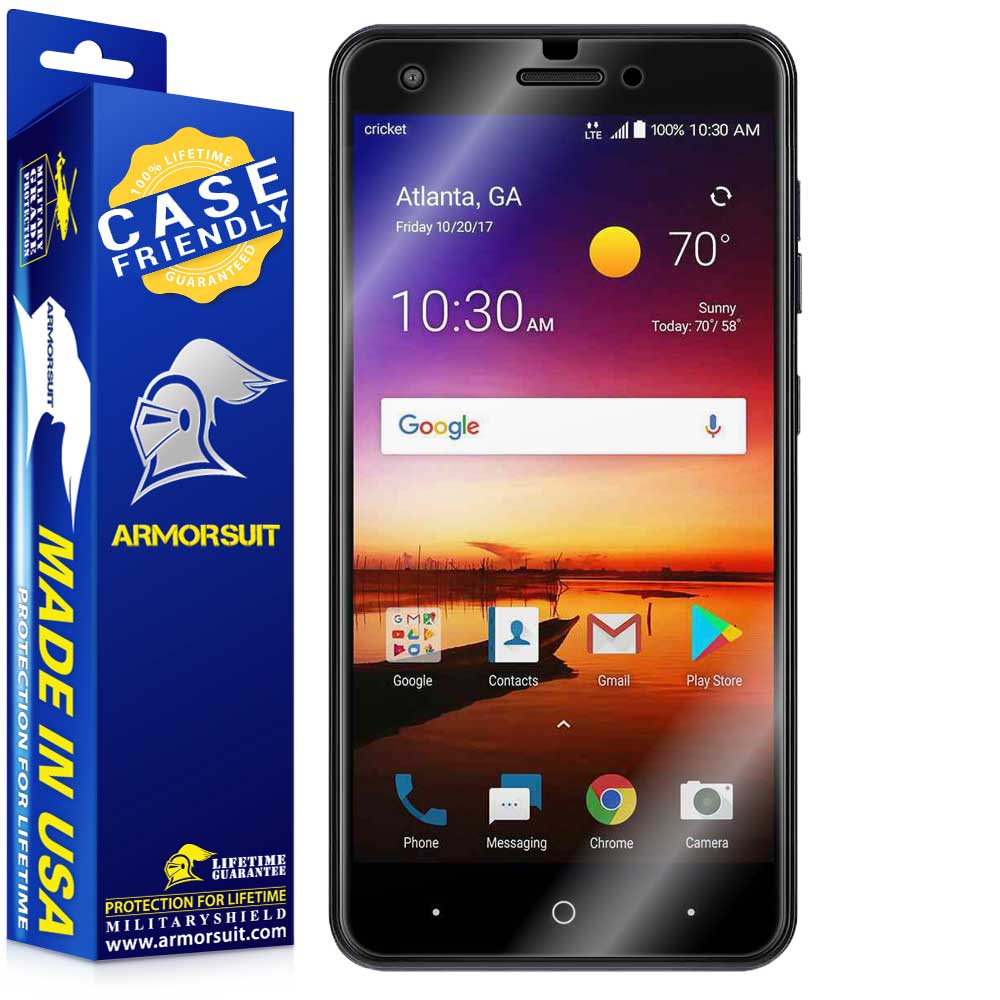 [2-Pack] ZTE Blade X Case Friendly Screen Protector